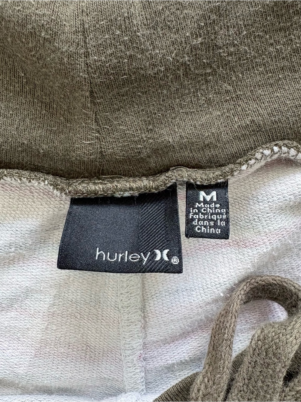 Hurley Women’s Olive Green Striped Shorts - Picture 4 of 12